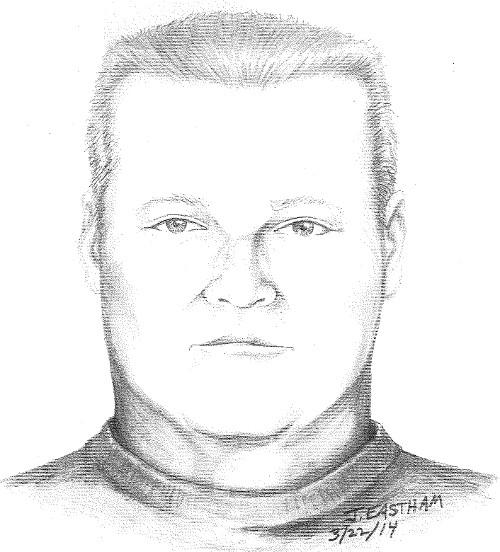 Police artist sketch of alleged suspect in March 9 attempted kidnapping in Clearlake. attemptedkidnapsuspect