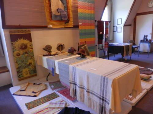 The annual Quilt and Textile Arts Exhibition at the Lower Lake Schoolhouse Museum in Lower Lake, Calif., includes a wide variety of creations. Photo by Denise Rockenstein/Lake County News. aug2014quilts2