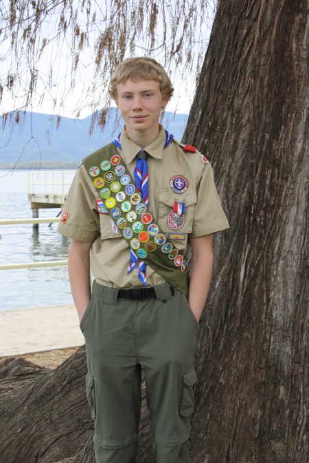Brent Hinchcliff of Lakeport, Calif., has earned Eagle Scout rank, the highest rank in the Boy Scouts. brenthinchcliffeaglescout