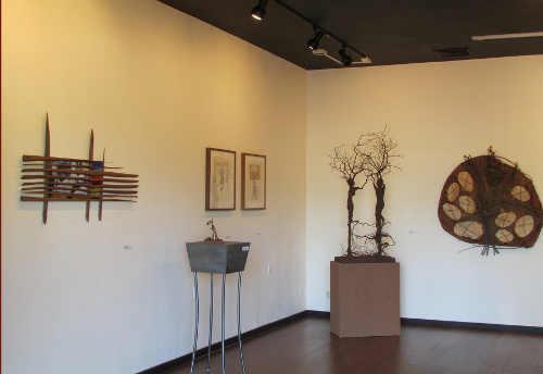 The 2014 EcoArts exhibit at the Life Gallery in Middletown, Calif. EcoArts staff photo. ecoarts2014lifegallery