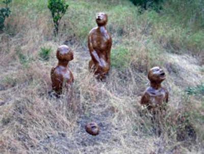 “Takers” by Mary Mattlage. Photo credit: EcoArts staff. ecoartstakers