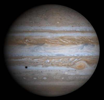 The planet Jupiter. Image courtesy of NASA. jzjupiter