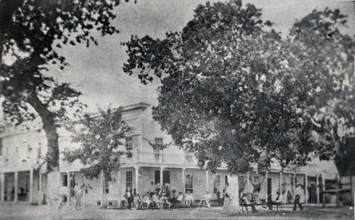 Greene’s Hotel. The first Greene’s Hotel in Lakeport, Calif., was wooden. W. J. Butler tore it down in 1887 to make way for a new brick building which opened in 1889. Photo courtesy of Marcia Bishop Sanderson. lchistorygreeneshotel