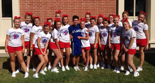 Lower Lake High School Cheerleading Squad honed its skills all summer and is ready to cheer the Trojans on to victory. Courtesy photo. llhscheersquad