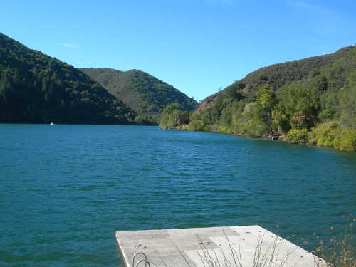Blue Lakes near Upper Lake, Calif. Photo by Kathleen Scavone. scavonebluelakes1