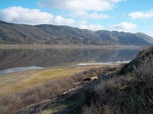 The first archaeological dig at Borax Lake near Clearlake, Calif., was conducted in the 1940s. Photo by Kathleen Scavone. scavoneboraxlake3