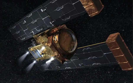 An artist's concept of NASA's Stardust spacecraft. Image courtesy of NASA. stardustspacecaft