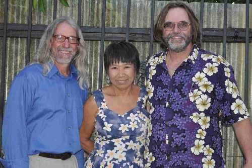 From left, Jim Leonardis, Machiko and Paul Kemp will perform during “Lake County Live!” on Sunday, August 26, 2012. Courtesy photo. 082612lclivegroupprecede