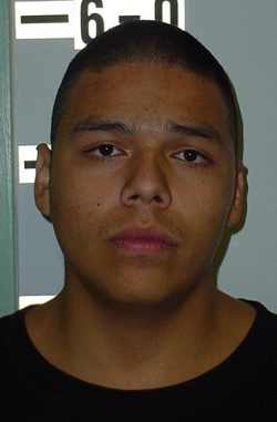 Ivan Rodriguez, 20, of Clearlake, Calif., was arrested early on the morning of Wednesday, December 26, 2012, for resisting arrest, participating in a criminal street gang, possession of a controlled substance for sale, possession of a controlled substance while armed and shooting at an inhabited dwelling. Lake County Jail photo. 122612ivanrodriguez