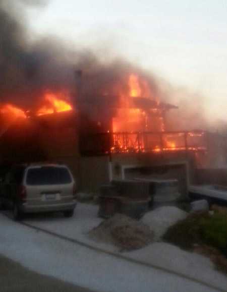 Joanne Nuessle photographed the fire on Wheeler Drive in Kelseyville, Calif., on Wednesday, May 1, 2013. 050113wheelerfire2