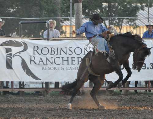 A competitor in the 2012 Lake County Rodeo in Lakeport, Calif. Photo by Debbie Jones. 2012rodeoriders