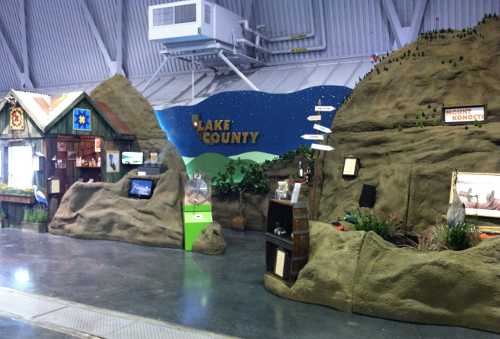 The Lake County entry in the California State Fair's 2013 Counties Exhibits Competition won a gold award and a Best of Division for community built exhibits. Photo courtesy of Kelly Cox. 071212statefairexhibit