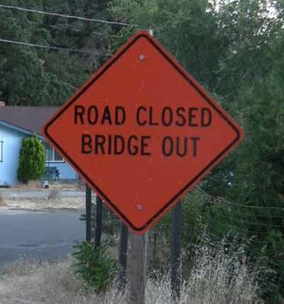 The end of Victoria Street that intersects with Country Club Drive in Lucerne, Calif., will be closed until July 2013 as work continues to increase the size of a culvert. Photo by John Jensen. 060513victoriastclosed