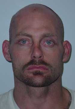 Douglas Carroll Levine, 32, of Clearlake, Calif., was arrested on Saturday, March 16, 2013, after leading police on vehicle and foot chases. Lake County Jail photo. 031613douglevinemug