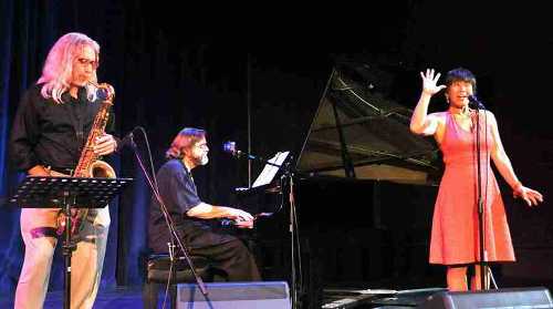 Majide! – featuring Paul Kemp, Machiko and Jim Leonardis – will perform during Lake County Live! on Sunday, March 31, 2013, at the Soper-Reese Community Theatre in Lakeport, Calif. Here, the popular trio is shown performing during Lake County Live! on Sunday, August 26, 2012. Photo by Mike Stempe. 082613majide