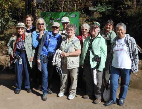 The group of women who made the trip to Costa Rica included five from Lake County, Calif., and five from Santa Monica, Calif. Photo courtesy of Roberta Lyons. costaricagal