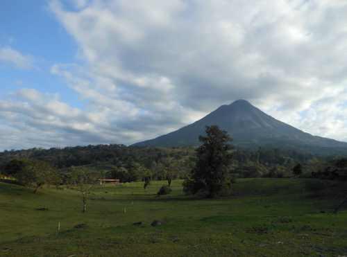 Mt. Arenal in Costa Rica. Photo by Roberta Lyons. mtarenal