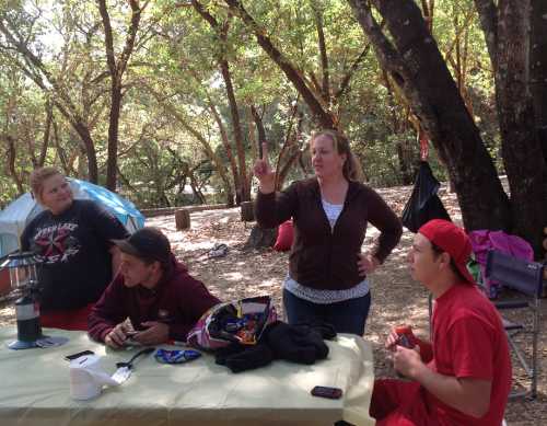 Erica Boomer, an agricultural education teacher at Upper Lake Union High School in Upper Lake, Calif., has been named 2013-14 Lake County Teacher of the Year. Courtesy photo. ericaboomerandstudents