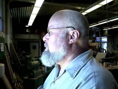 John Moorhead, who teaches shop at Clear Lake High School in Lakeport, Calif., after his head was shaved during a Relay for Life fundraiser on Tuesday, May 14, 2013. Photo courtesy of John Moorhead. moorheadshavedhead