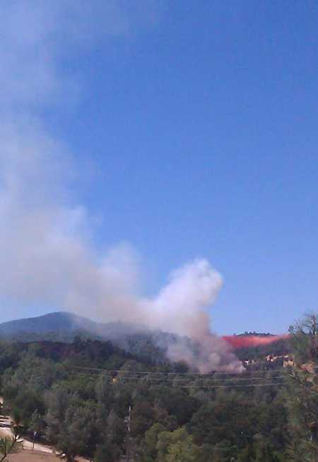 Anna Green took this picture of the Seigler Canyon Road fire near Lower Lake, Calif., on Tuesday, September 3, 2013. 090313greenseiglerfire