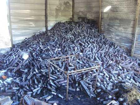 Thousands of burned butane canisters found on Thursday, March 20, 2014, in Lower Lake, Calif., following a fire. The canisters were used to make marijuana honey oil. Lake County Sheriff's photo. 032014butanetankslab