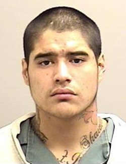 William Henry Reeves, 20, of Lakeport, Calif., was arrested on Thursday, May 8, 2014, after a standoff with Mendocino County law enforcement officials in Covelo, Calif. Mendocino County Jail photo. 050814reevesmug