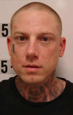 Lawrence Hirschell Murray, 32, of Miranda, Calif., was arrested on Monday, May 12, 2014, for possession of a controlled substance, being under the influence of a controlled substance and resisting arrest in Upper Lake, Calif. Lake County Jail photo. 051214murrayarrest