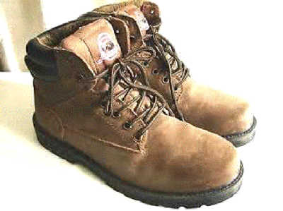 A boot similar to these was found on a foot that was part of the skeletal remains found in the Sacramento River near Hamilton City on Saturday, June 21, 2014. Photo courtesy of the Glenn County Sheriff's Office. brahmaboots