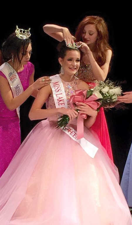 Hanna Scully was crowned Miss Lake County's Outstanding Teen at the 50th annual Miss Lake County Pageant on Saturday, January 9, 2016, in Lakeport, Calif. Photo courtesy of the Miss Lake County Pageant. 010916outstandingteenscully