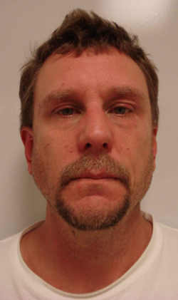 Cory Lynn Bush, 41, of Upper Lake, Calif., was arrested on Thursday, March 3, 2016, for robbery, burglary, possession of stolen property, grand theft and for violating his probation after being found with stolen property in Lakeport, Calif. Lake County Jail photo. 030316corybushmug