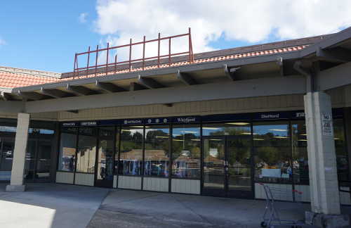 The former Sears retail store in Lakeport, Calif., will open on Monday, October 19, 2015, as a storefront for Valley fire victims to pick up items free of charge. Photo by Elizabeth Larson/Lake County News. 101815valleydonationsstore