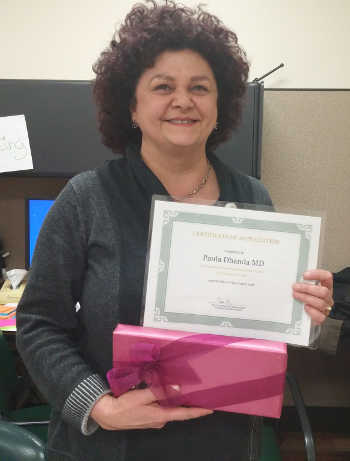 Dr. Paula Dhanda received the Community Leadership Award from St. Helena Hospital Clear Lake for local and international service. Courtesy photo. doctorawardsdhanda