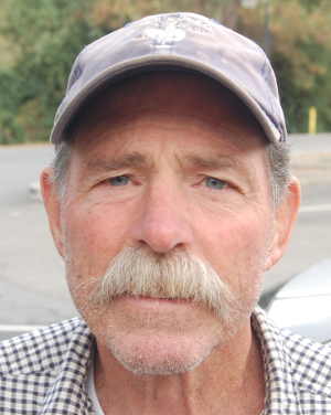 Dennis Jensen of Cobb, Calif., lost his home in the Valley fire in September 2015. Photo by John Lindblom. valleyfiredennisjensen