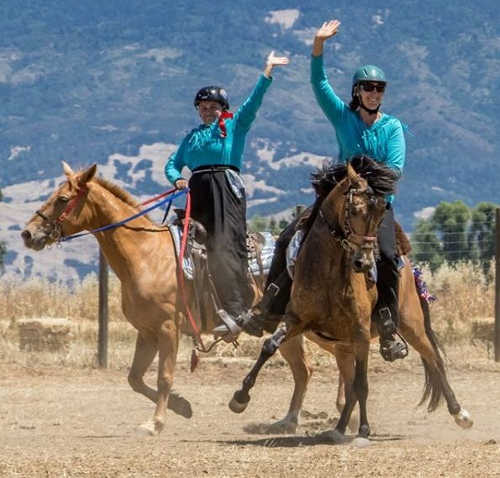 Random Chaos Drill Team members performed at Californio Days in Lakeport, Calif., on Sunday, June 12, 2016. Photo by Lana Thompson. 061216fiestarandomchaos
