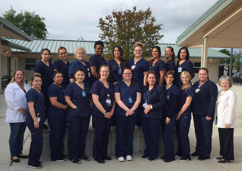 The Lake County Office of Education's latest group of Medical Assistant Program students celebrated graduation on Thursday, May 9, 2016, in Clearlake, Calif. Pictured are, front row (left to right): Instructor Mandy Robbins, Lacey Talley, Cynthia Jimenez Ruiz, Olivia Valdovinos-Hernandez, Regina Amaral, Savanah Vargo, Rosa Avalos, Brittany Franklin, Holly Hough, Amanda Brazeal and Instructor Diedra Lagle. Back row (left to right): Estela Deladillo, Griselda Martinez, Monica Collins, Charlotte Wright, Sara Guerrero, Samantha LaFranchi, Regina Sanders, Melanie Bucher and Marysol Rodriguez. Photo courtesy of the Lake County Office of Education. 050916lcoemedprogramgrads
