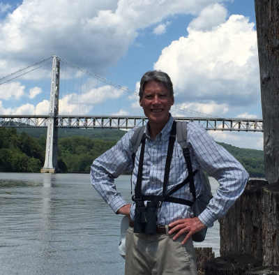 Dr. Harry Lyons by the Hudson River. Come hear his presentation “Lessons from Green Water” at noon on Saturday, June 25, 2016, at the Ely Stage Stop’s Living History Day in Kelseyville, Calif. Contributed photo. harrylyonshudsonriver