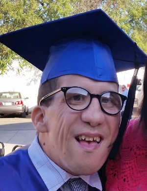 Jesse Spurling at a special graduation celebration earlier this year. Courtesy photo. jessespurling2grad