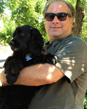 Marc Bersie and his beloved cocker spaniel, Molly. Bersie died on Tuesday, August 16, 2016, in San Francisco, Calif. Courtesy photo. marcbersieandmolly