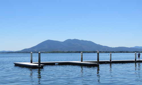 Mount Konocti as seen from Library Park in Lakeport, Calif. Photo by Kathleen Scavone. scavoneparkmtkonocti