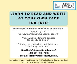 Lake County Literacy Coalition Lake County Literacy Coalition