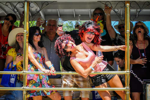 All aboard for Wine Adventure fun in Lake County, Calif. Photo by Nathan DeHart Photography. wineadventuredehart